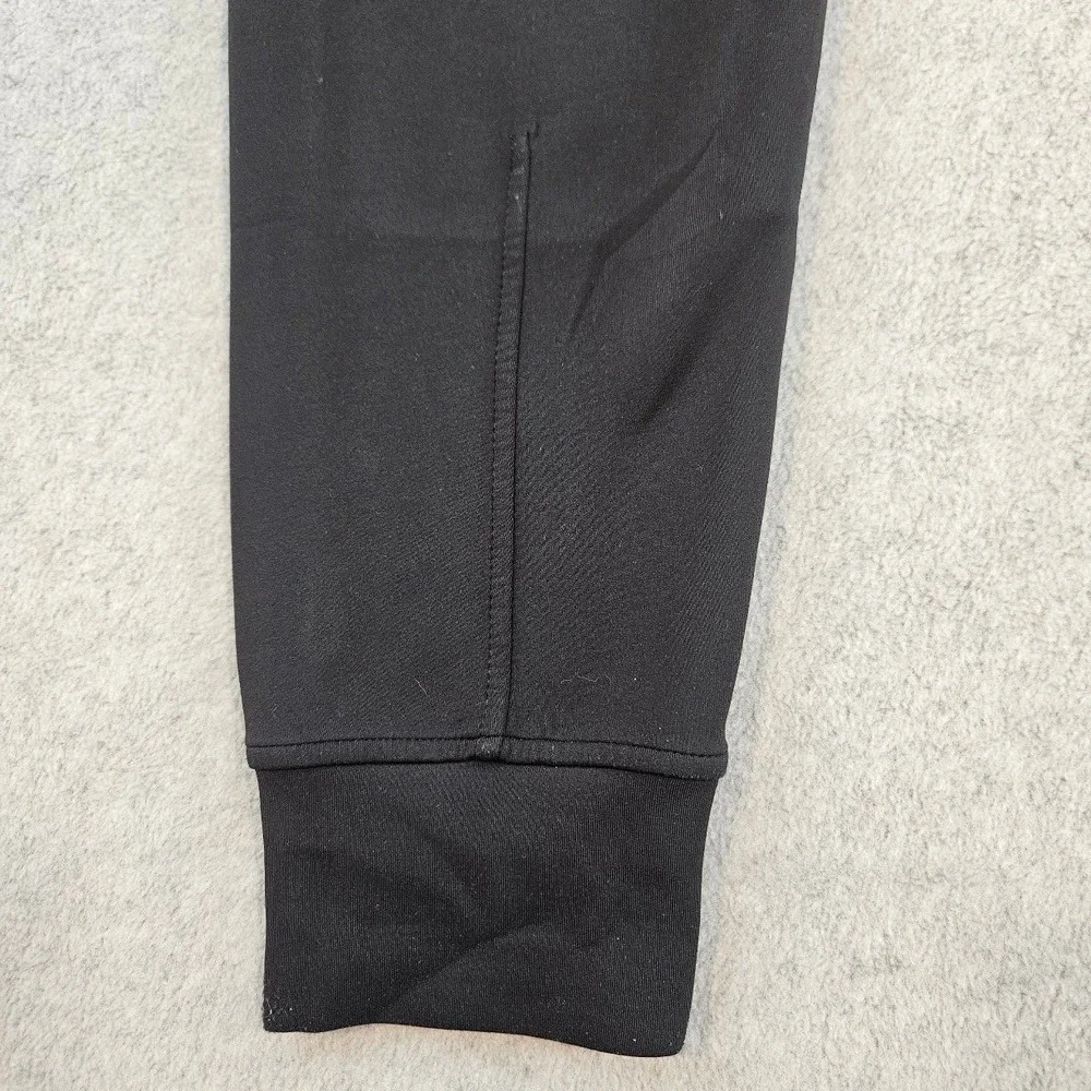 Lululemon Black Tapered Athletic Joggers Ribbed Cuff Yoga Training Pants